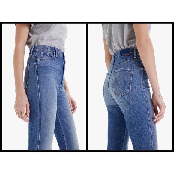 💕MOTHER SUPERIOR💕 High Waisted Smokin' Double Heel Jeans ~ Beyond the Sky 33 - Picture 6 of 16